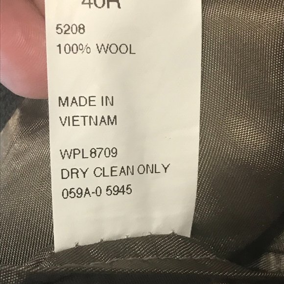 Oscar de la Renta Men's 100% Wool Suit Blazer, size 40R - Picture 6 of 6